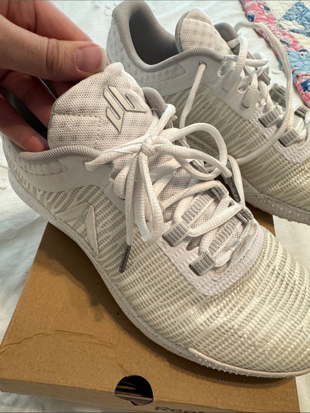 Off white Men's JJ Watt Reebok Sneakers
